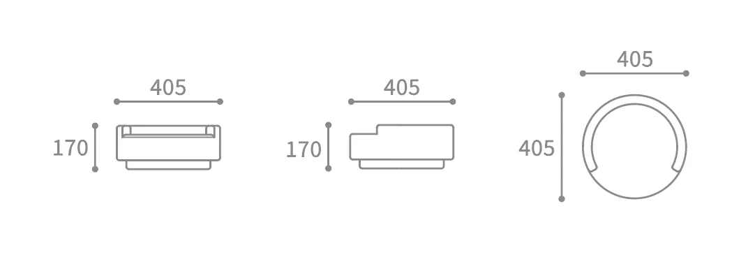 Bon chairサイズイメージ